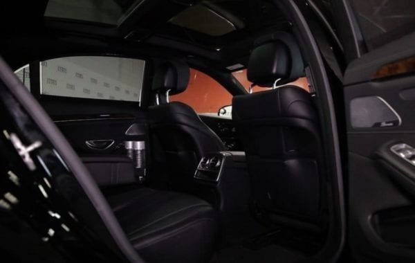 Luxury sedan interior
