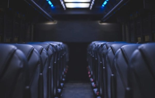 Limo Bus Interior seating