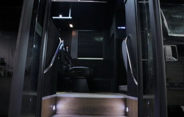 24 passenger limo bus door