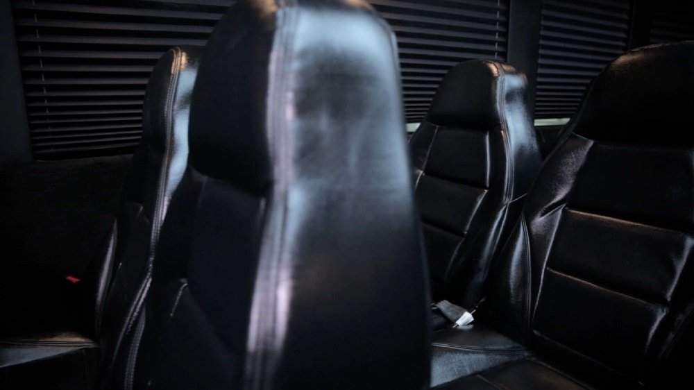 Limo Bus interior seats