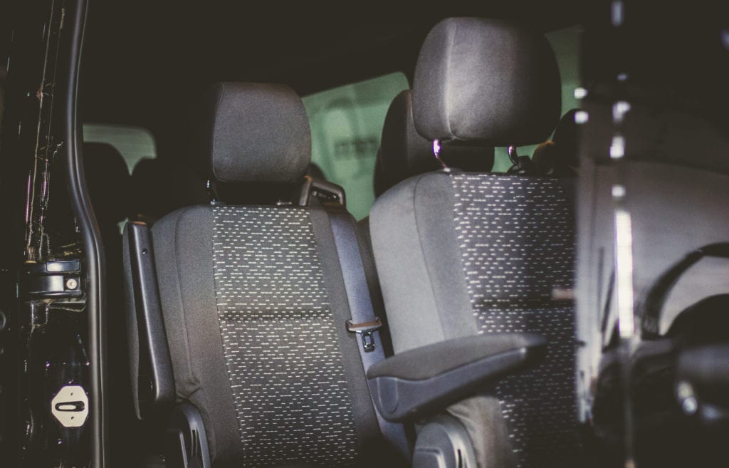 Sprinter truck interior seats