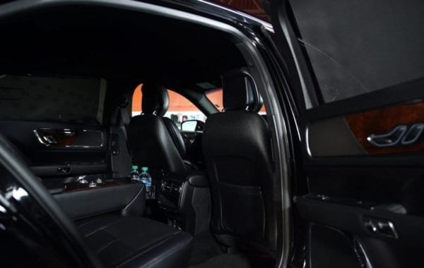 Luxury Sedan backseat door