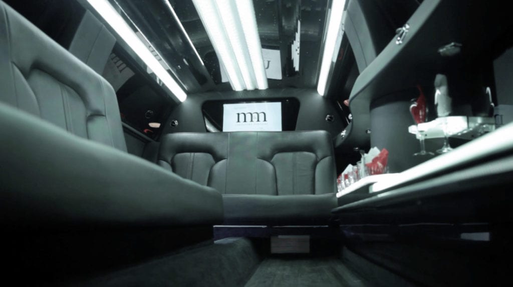 Limo interior - limo service in chicago