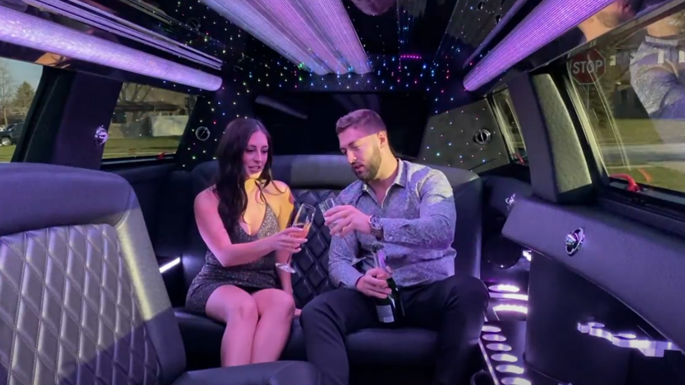 Couple drinking